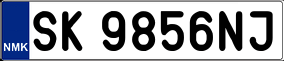 Truck License Plate